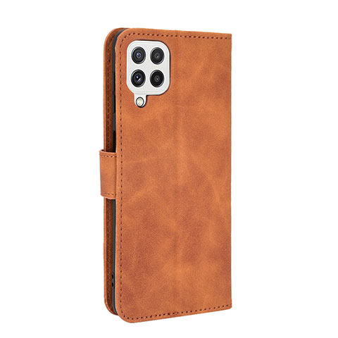 Funda de Cuero Cartera con Soporte Carcasa L08Z para Samsung Galaxy A22 4G Marron