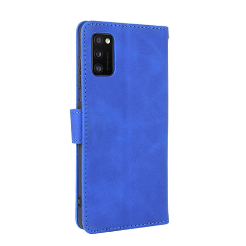 Funda de Cuero Cartera con Soporte Carcasa L08Z para Samsung Galaxy A41 Azul