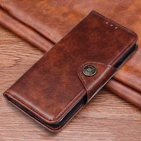 Funda de Cuero Cartera con Soporte Carcasa L09 para Huawei Honor 9C Marron