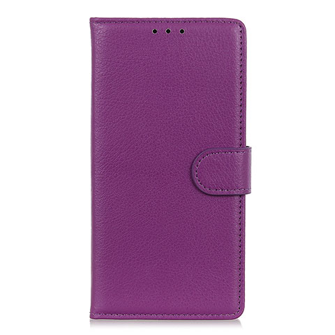 Funda de Cuero Cartera con Soporte Carcasa L09 para LG K41S Morado