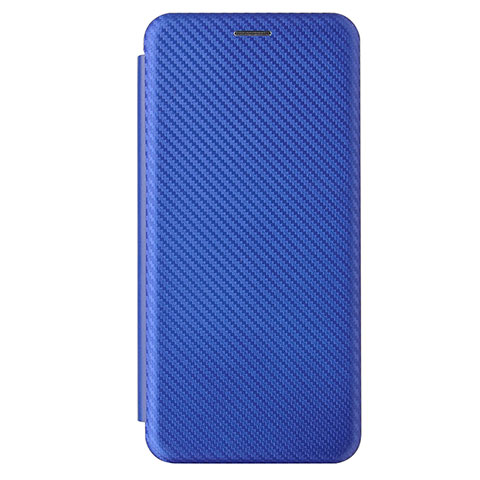 Funda de Cuero Cartera con Soporte Carcasa L09Z para Samsung Galaxy A02s Azul