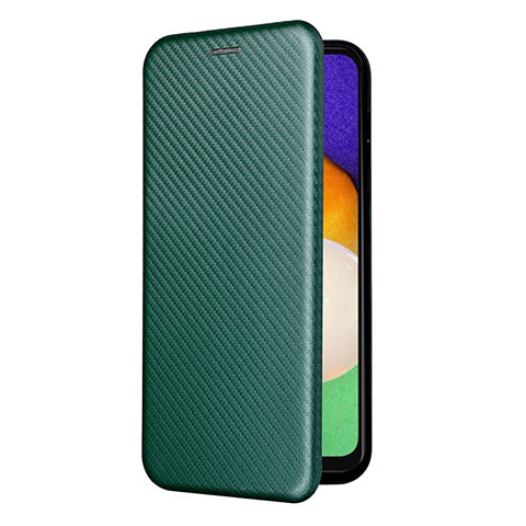 Funda de Cuero Cartera con Soporte Carcasa L09Z para Samsung Galaxy A13 5G Verde