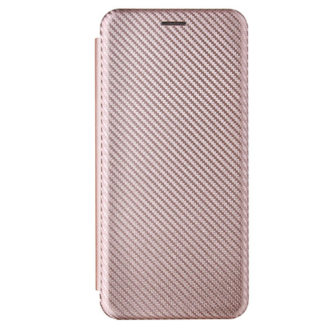 Funda de Cuero Cartera con Soporte Carcasa L09Z para Samsung Galaxy F02S SM-E025F Oro Rosa