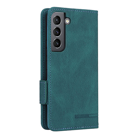 Funda de Cuero Cartera con Soporte Carcasa L09Z para Samsung Galaxy S22 Plus 5G Verde