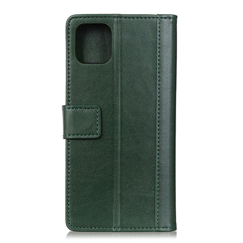 Funda de Cuero Cartera con Soporte Carcasa L10 para Huawei Honor 30S Verde