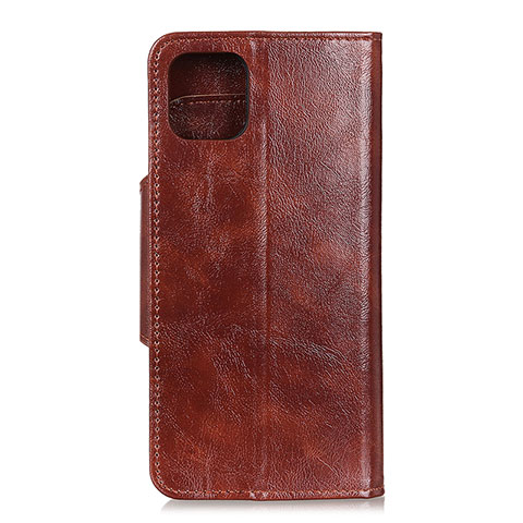 Funda de Cuero Cartera con Soporte Carcasa L10 para Samsung Galaxy A71 4G A715 Marron