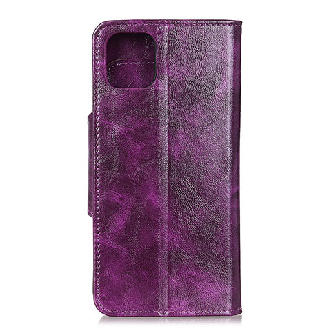 Funda de Cuero Cartera con Soporte Carcasa L10 para Samsung Galaxy A71 5G Morado