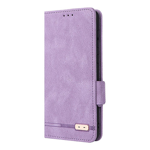 Funda de Cuero Cartera con Soporte Carcasa L10Z para Samsung Galaxy A73 5G Morado