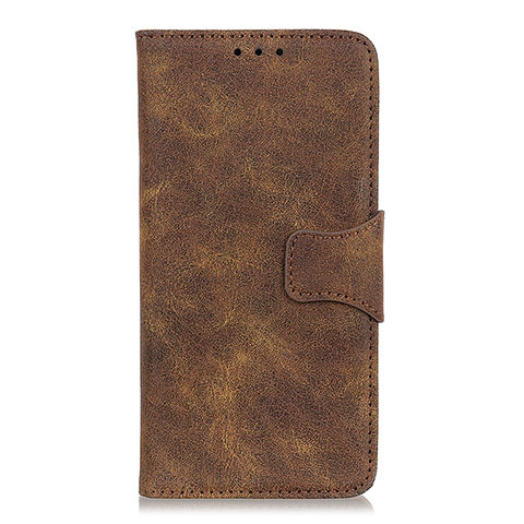 Funda de Cuero Cartera con Soporte Carcasa L11 para Huawei Nova 6 SE Marron