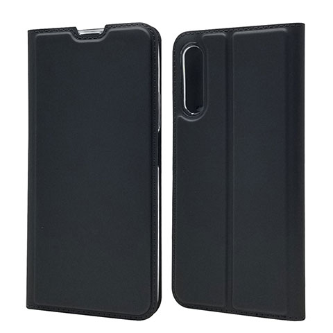 Funda de Cuero Cartera con Soporte Carcasa L11 para Huawei P Smart Pro (2019) Negro