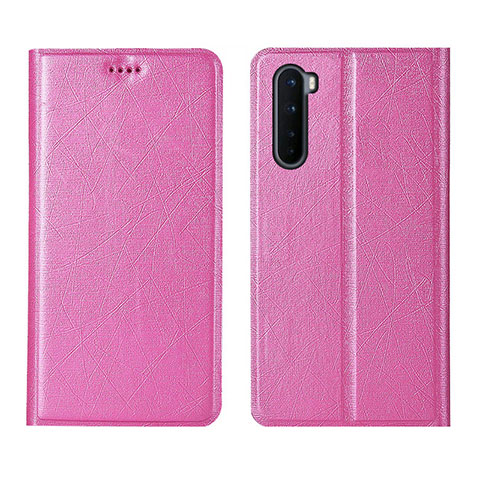 Funda de Cuero Cartera con Soporte Carcasa L11 para OnePlus Nord Rosa