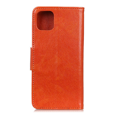 Funda de Cuero Cartera con Soporte Carcasa L11 para Samsung Galaxy A71 5G Naranja