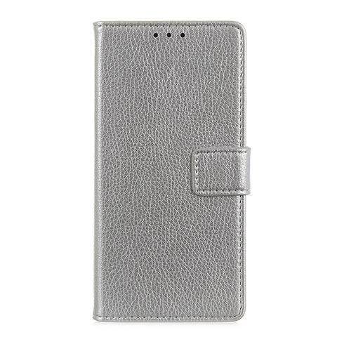 Funda de Cuero Cartera con Soporte Carcasa L11 para Samsung Galaxy S20 FE 4G Plata