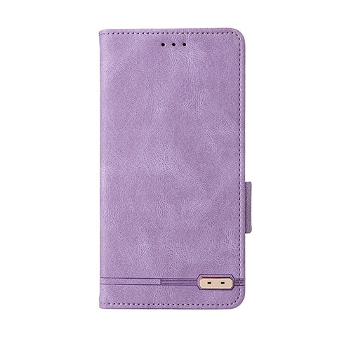 Funda de Cuero Cartera con Soporte Carcasa L11Z para Samsung Galaxy A22 5G Morado