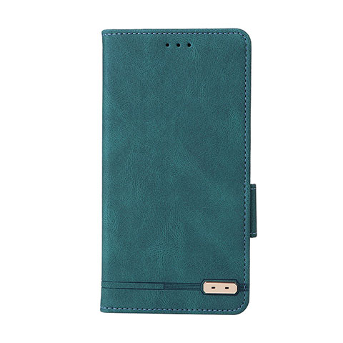 Funda de Cuero Cartera con Soporte Carcasa L11Z para Samsung Galaxy A22s 5G Verde