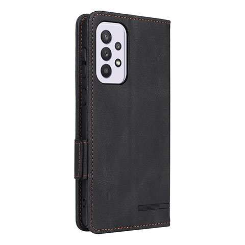 Funda de Cuero Cartera con Soporte Carcasa L11Z para Samsung Galaxy A33 5G Negro