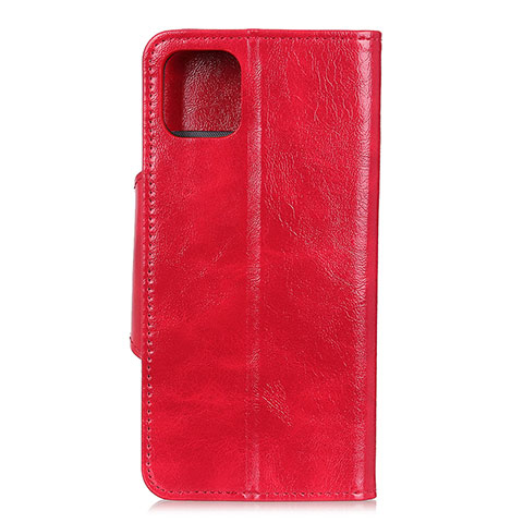 Funda de Cuero Cartera con Soporte Carcasa L12 para Samsung Galaxy A71 5G Rojo