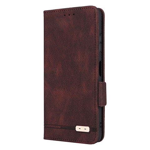 Funda de Cuero Cartera con Soporte Carcasa L12Z para Samsung Galaxy F42 5G Marron