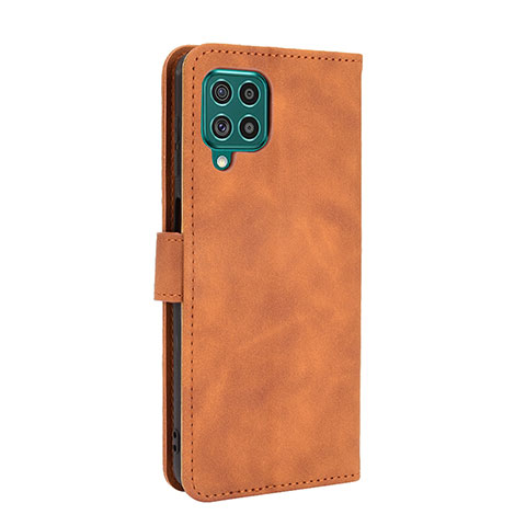 Funda de Cuero Cartera con Soporte Carcasa L12Z para Samsung Galaxy F62 5G Marron