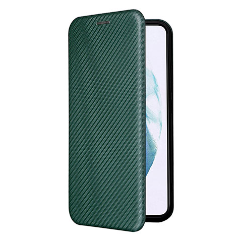 Funda de Cuero Cartera con Soporte Carcasa L12Z para Samsung Galaxy S21 5G Verde