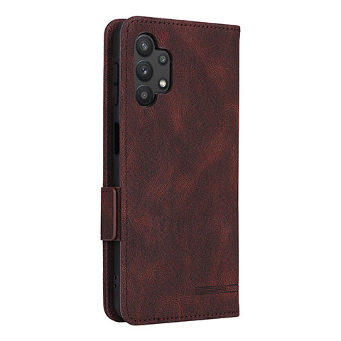 Funda de Cuero Cartera con Soporte Carcasa L13Z para Samsung Galaxy A32 4G Marron