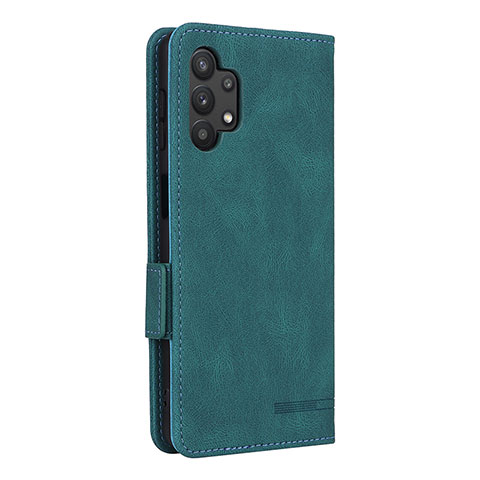 Funda de Cuero Cartera con Soporte Carcasa L13Z para Samsung Galaxy A32 4G Verde