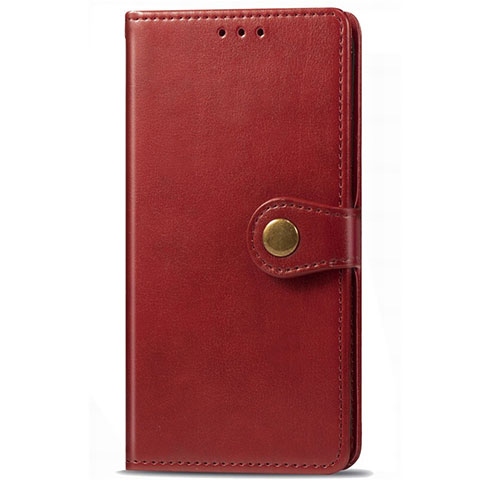 Funda de Cuero Cartera con Soporte Carcasa L14 para Huawei Honor 9X Pro Rojo