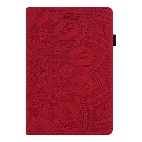 Funda de Cuero Cartera con Soporte Carcasa L14 para Huawei MediaPad M6 10.8 Rojo