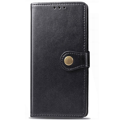 Funda de Cuero Cartera con Soporte Carcasa L14 para Huawei P Smart Pro (2019) Negro