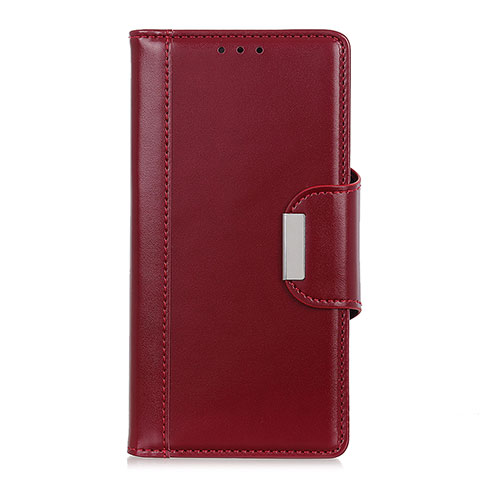 Funda de Cuero Cartera con Soporte Carcasa L16 para Samsung Galaxy A41 Rojo Rosa