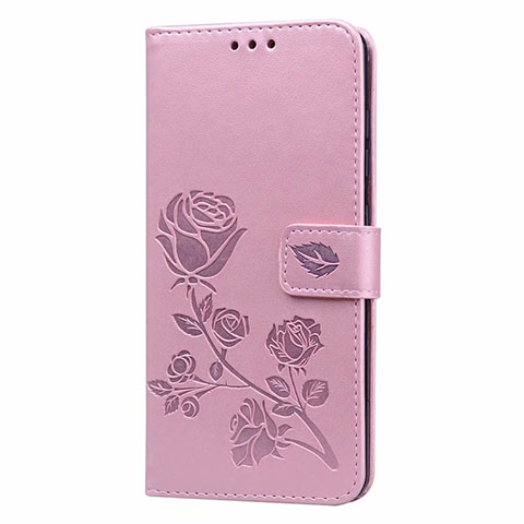 Funda de Cuero Cartera con Soporte Carcasa L17 para Samsung Galaxy A51 5G Oro Rosa