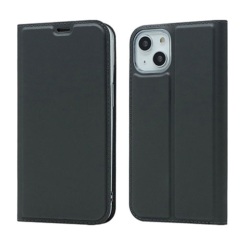 Funda de Cuero Cartera con Soporte Carcasa L18 para Apple iPhone 13 Negro