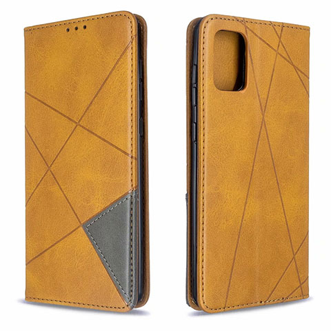 Funda de Cuero Cartera con Soporte Carcasa L18 para Samsung Galaxy A71 4G A715 Naranja