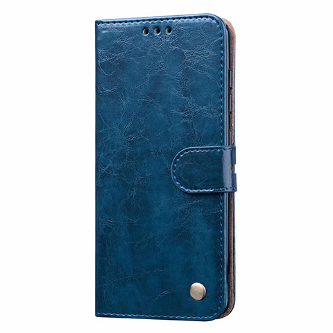 Funda de Cuero Cartera con Soporte Carcasa L22 para Samsung Galaxy A41 Azul