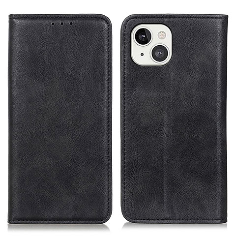 Funda de Cuero Cartera con Soporte Carcasa L26 para Apple iPhone 13 Mini Negro