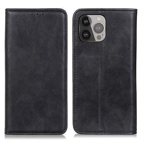 Funda de Cuero Cartera con Soporte Carcasa L26 para Apple iPhone 16 Pro Max Negro