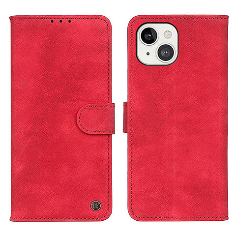 Funda de Cuero Cartera con Soporte Carcasa L30 para Apple iPhone 14 Rojo