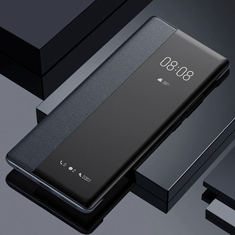 Funda de Cuero Cartera con Soporte Carcasa LF1 para Xiaomi Redmi Note 9 5G Negro