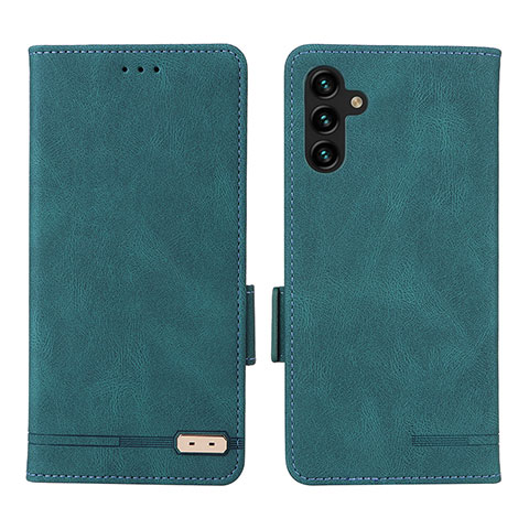 Funda de Cuero Cartera con Soporte Carcasa LZ1 para Samsung Galaxy A04s Verde