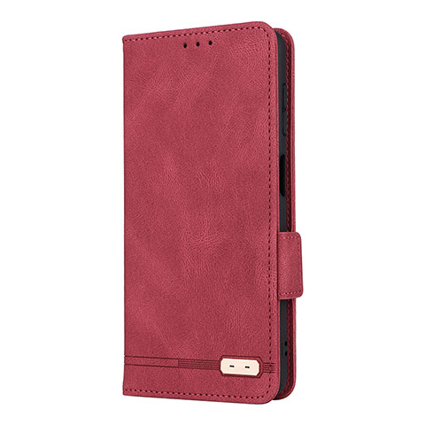 Funda de Cuero Cartera con Soporte Carcasa LZ2 para Samsung Galaxy A04s Rojo