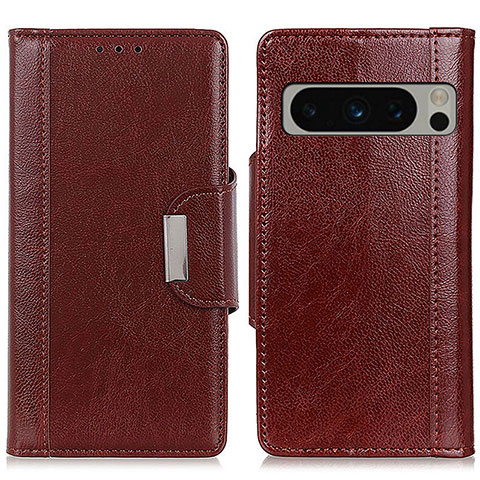 Funda de Cuero Cartera con Soporte Carcasa M01L para Google Pixel 8 Pro 5G Marron