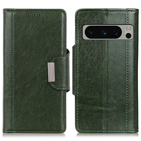 Funda de Cuero Cartera con Soporte Carcasa M01L para Google Pixel 8 Pro 5G Verde