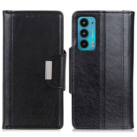 Funda de Cuero Cartera con Soporte Carcasa M01L para Motorola Moto Edge 20 5G Negro