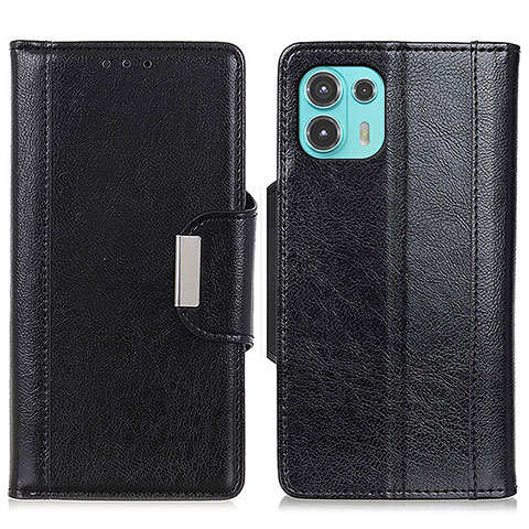 Funda de Cuero Cartera con Soporte Carcasa M01L para Motorola Moto Edge 20 Lite 5G Negro