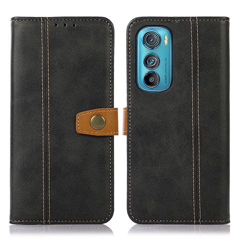 Funda de Cuero Cartera con Soporte Carcasa M01L para Motorola Moto Edge 30 5G Negro