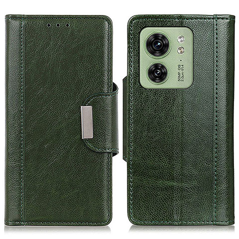 Funda de Cuero Cartera con Soporte Carcasa M01L para Motorola Moto Edge 40 5G Verde