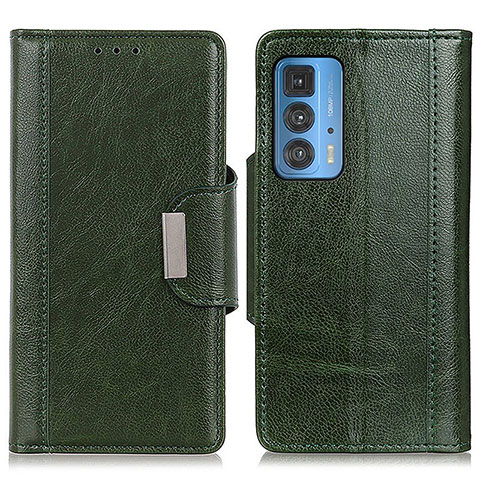 Funda de Cuero Cartera con Soporte Carcasa M01L para Motorola Moto Edge S Pro 5G Verde