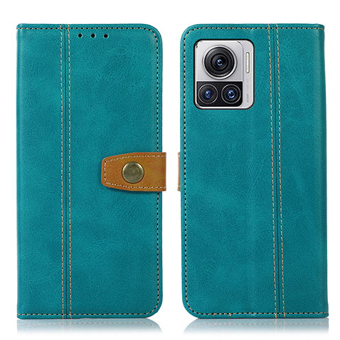 Funda de Cuero Cartera con Soporte Carcasa M01L para Motorola Moto Edge X30 Pro 5G Verde