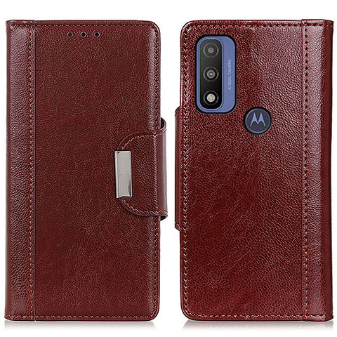 Funda de Cuero Cartera con Soporte Carcasa M01L para Motorola Moto G Pure Marron