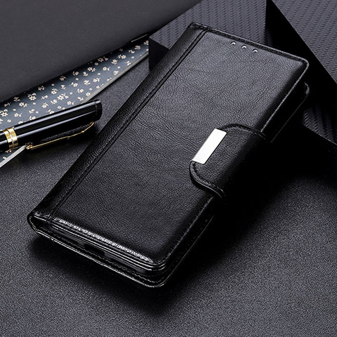 Funda de Cuero Cartera con Soporte Carcasa M01L para Motorola Moto G10 Negro